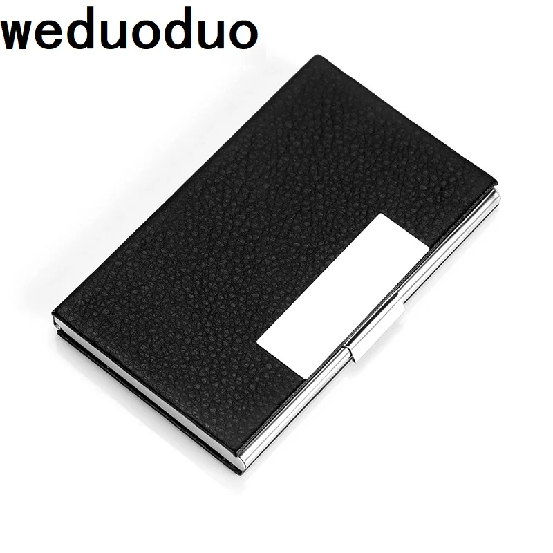 Weduoduo 2019 Aluminum PU Leather Business Credit Card Holder For Women Men Portable ID Name Card Bank Fashion Card holder
Weduoduo 2019 Aluminum PU Leather Business Credit Card Holder For Women Men Portable ID Name Card Bank Fashion Card holder