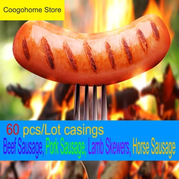 60 Pcs/Lot Sausage Hot Dog Casing Cooking Tools Casing for Sausage Maker Machine Sausage Sausage Packaging Tools Inedible Casing
60 Pcs/Lot Sausage Hot Dog Casing Cooking Tools Casing for Sausage Maker Machine Sausage Sausage Packaging Tools Inedible Casing
