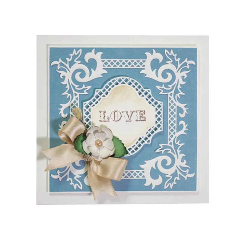 DiyArts 4 Pcs/lot Metal Cutting Dies Scrapbooking For Card Making DIY Embossing Cuts New Craft Square Pattern Frame Decoration
DiyArts 4 Pcs/lot Metal Cutting Dies Scrapbooking For Card Making DIY Embossing Cuts New Craft Square Pattern Frame Decoration