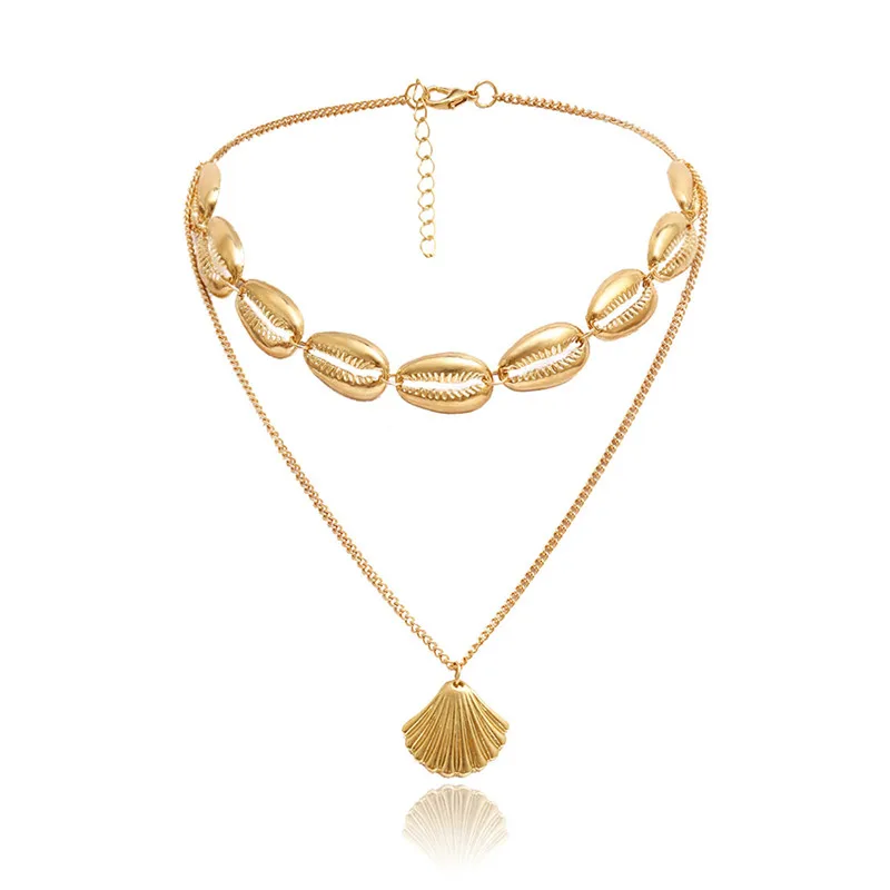 Bohemian Multilayer Shell Pendant Necklace for Women Gold Silver Colors Bijoux Collier Elegant Women Jewelry Gifts Z4
Bohemian Multilayer Shell Pendant Necklace for Women Gold Silver Colors Bijoux Collier Elegant Women Jewelry Gifts Z4