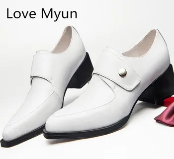 New Pointed Toe Genuine Leather Dress Men Shoes 5cm High heels Business Leisure Height Increase Oxford Shoes Small Size 36-44
New Pointed Toe Genuine Leather Dress Men Shoes 5cm High heels Business Leisure Height Increase Oxford Shoes Small Size 36-44