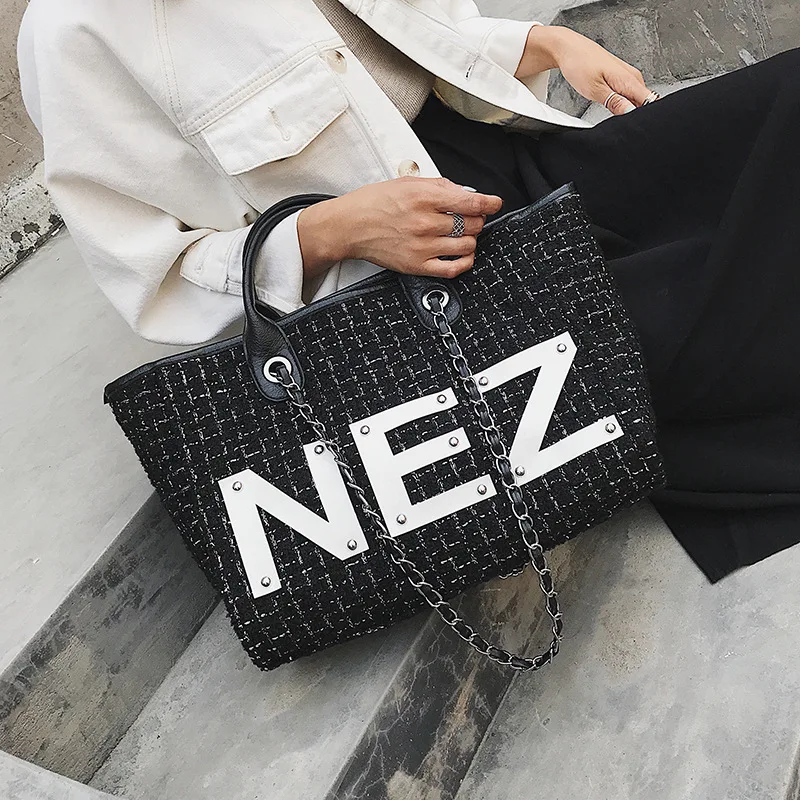 Brand Casual Tote Women's Handbag Large capacity Shoulder Handbags fashion Women Bags High quality Woolen Female bag
Brand Casual Tote Women's Handbag Large capacity Shoulder Handbags fashion Women Bags High quality Woolen Female bag