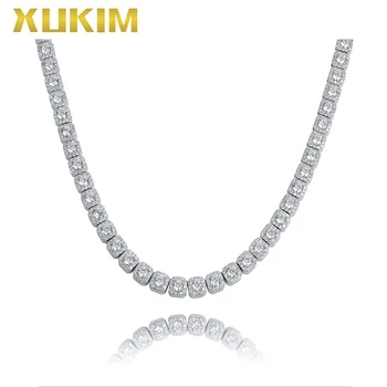 CH109 Xukim Jewelry Gold Square Plum Blossom Chain Hip Hop Tennic Chain Necklace
CH109 Xukim Jewelry Gold Square Plum Blossom Chain Hip Hop Tennic Chain Necklace