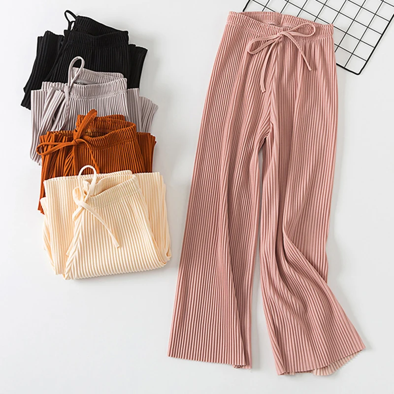 Bigsweety Fashion Harajuku Ankle-Length Pants Women Wide Leg Pants 2018 Korean Style Female Summer High Waist Drawstring Pants
Bigsweety Fashion Harajuku Ankle-Length Pants Women Wide Leg Pants 2018 Korean Style Female Summer High Waist Drawstring Pants