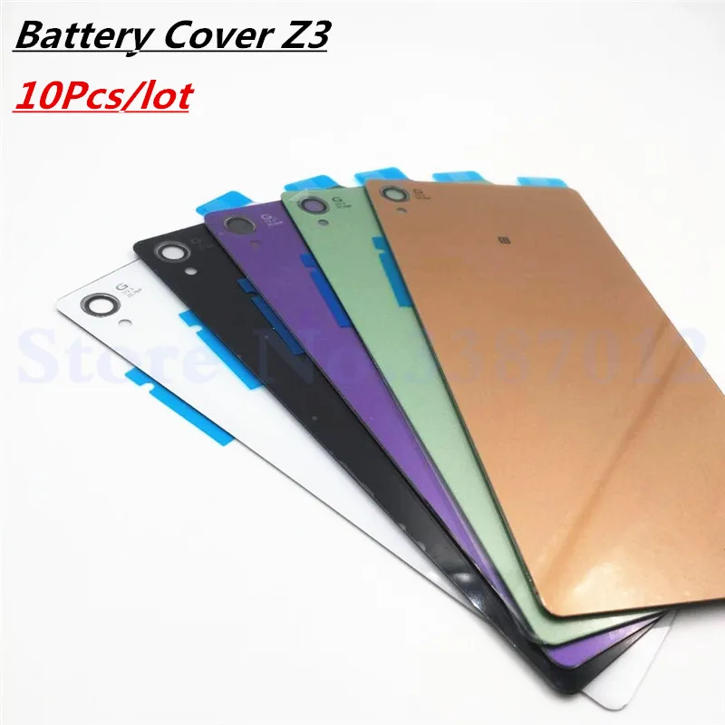 10Pcs/lot Glass Back Battery Cover Case For Sony Xperia Z3 L55T D6603 D6643 D6653 Replacement Rear Door Housing With NFC
10Pcs/lot Glass Back Battery Cover Case For Sony Xperia Z3 L55T D6603 D6643 D6653 Replacement Rear Door Housing With NFC