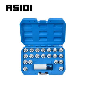 21pc Locking Wheel Nut Screw Lock Socket Key Master Tamper Proof Tools Set For BMW PT1829
21pc Locking Wheel Nut Screw Lock Socket Key Master Tamper Proof Tools Set For BMW PT1829