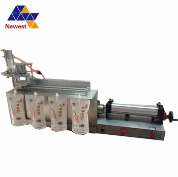 Nozzle bag filler electric liquid filler milk juice drinks quantitative filler spout Bag Filling Machine
Nozzle bag filler electric liquid filler milk juice drinks quantitative filler spout Bag Filling Machine