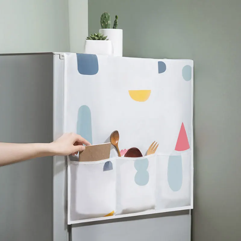 DINIWELL Kitchen Dust Cover With 6 Storage Bags Fridge Dustproof And Fume Protection PEVA Dust Cover For Refrigerator Oven
DINIWELL Kitchen Dust Cover With 6 Storage Bags Fridge Dustproof And Fume Protection PEVA Dust Cover For Refrigerator Oven