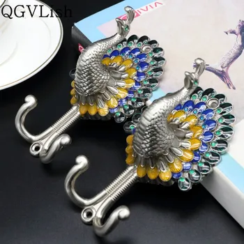 QGVLish 2Pcs Peacock Curtain Hooks Wall Tiebacks Hanger Buckle Bind Ropes Holdback Tassel Brush Holder Curtain Accessories Hook
QGVLish 2Pcs Peacock Curtain Hooks Wall Tiebacks Hanger Buckle Bind Ropes Holdback Tassel Brush Holder Curtain Accessories Hook