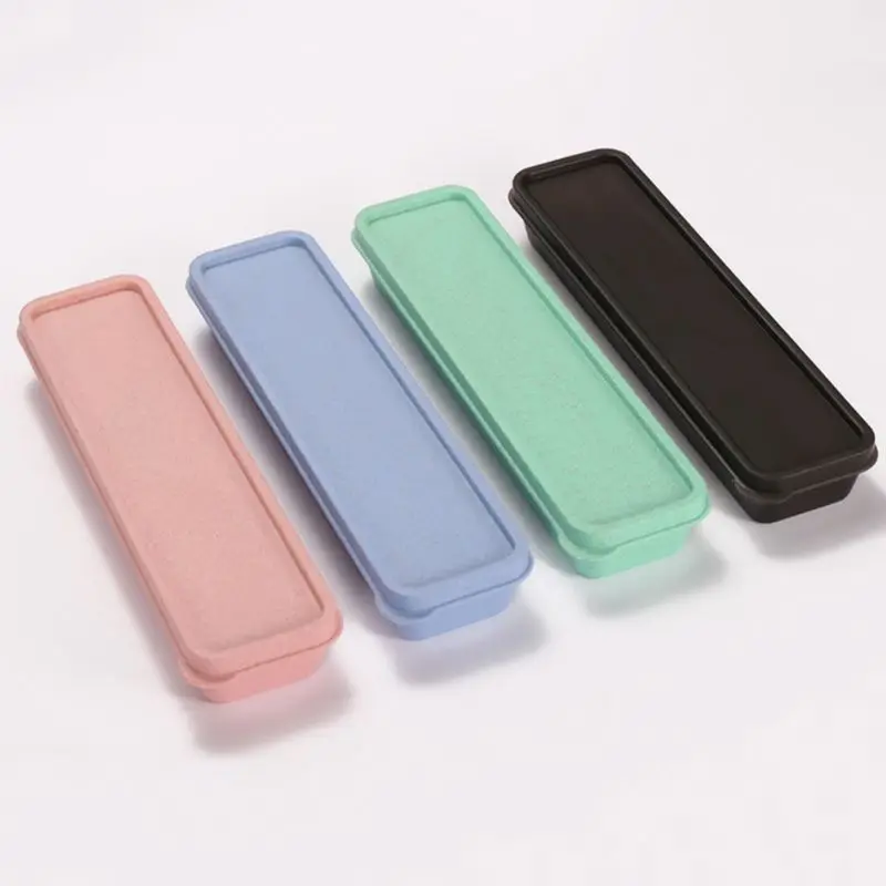 Portable Tableware Storage Box Eco-Friendly Wheat Straw Cutlery Picnic Chopstick Spoon Container Kitchen Utensil Pencil Case
Portable Tableware Storage Box Eco-Friendly Wheat Straw Cutlery Picnic Chopstick Spoon Container Kitchen Utensil Pencil Case