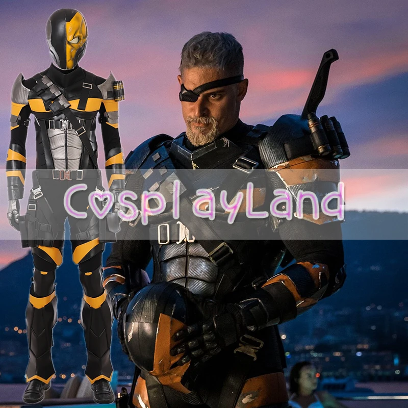 DC Super Villain Deathstroke Cosplay Costume Full Set Slade Joseph Wilson Cosplay Costume Halloween Costumes For Men Outfit
DC Super Villain Deathstroke Cosplay Costume Full Set Slade Joseph Wilson Cosplay Costume Halloween Costumes For Men Outfit