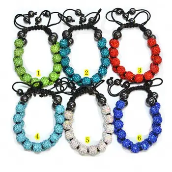 Hot !Free Shipping! Double row 10mm 6Pieces /Lot RHT micro pave Disco Ball Beads crystal crystal bracelet. Fasion
Hot !Free Shipping! Double row 10mm 6Pieces /Lot RHT micro pave Disco Ball Beads crystal crystal bracelet. Fasion