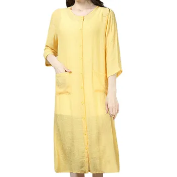 FREE OSTRICH Women Coat Cotton Linen Pocket Solid Color Sunscreen Buttons Up Summer Fashion Women Long Coat 2019 New Arrivals
FREE OSTRICH Women Coat Cotton Linen Pocket Solid Color Sunscreen Buttons Up Summer Fashion Women Long Coat 2019 New Arrivals