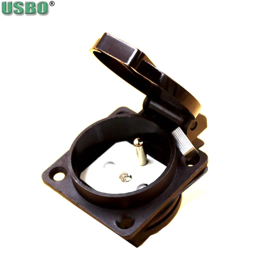 High quality French industry safety outlet 16A 250V IP44 NF CE certification black 2p+E EU waterproof power connector socket
High quality French industry safety outlet 16A 250V IP44 NF CE certification black 2p+E EU waterproof power connector socket