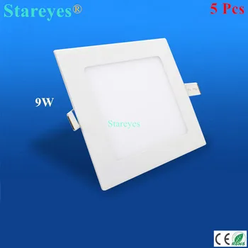Free shipping 5 pcs Square LED Panel Lights 9W AC 85-265V 145mm 810 lm SMD 2835 lamp bulb led ceiling lighting warm / cool white
Free shipping 5 pcs Square LED Panel Lights 9W AC 85-265V 145mm 810 lm SMD 2835 lamp bulb led ceiling lighting warm / cool white