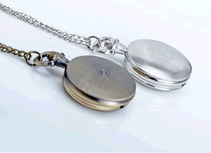 Карманные часы в винтажном стиле с подвеской из бронзы и серебра оптовая продажа