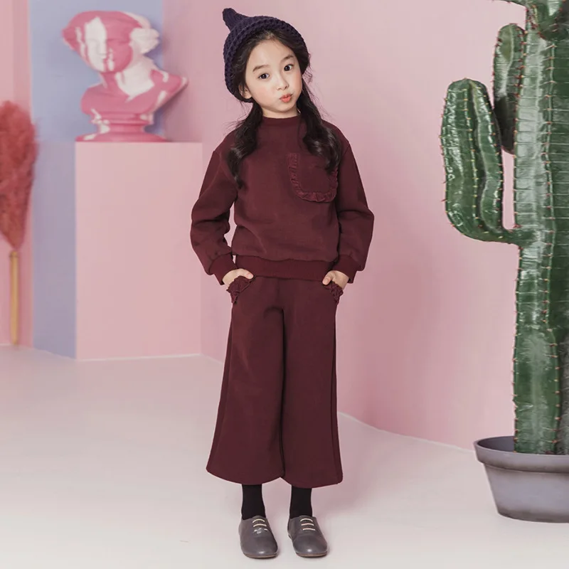 2018 New Winter Girls Suits Children Sweatshirt and Pants Velvet Toddler Set Baby Princess Set Kids Tops and Ankle-length,#3681 
2018 New Winter Girls Suits Children Sweatshirt and Pants Velvet Toddler Set Baby Princess Set Kids Tops and Ankle-length,#3681