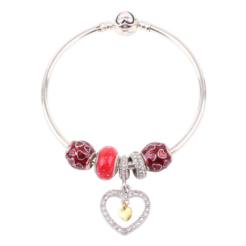 Couqcy European Fashion Charm Trend High Quality Gift DIY Suitable for Women Bracelet Heart Pendant Jewelry
Couqcy European Fashion Charm Trend High Quality Gift DIY Suitable for Women Bracelet Heart Pendant Jewelry