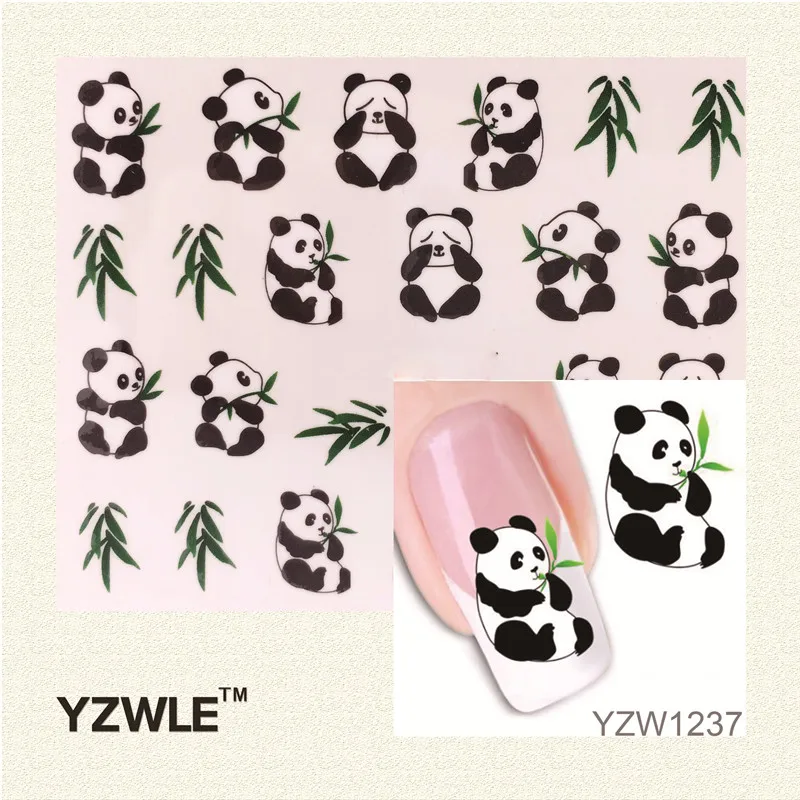 YWK 1 Sheet New Design 3D Water Transfer Printing Nail Art Sticker Decals Cute Panda DIY Nail Decoration Styling Tools
YWK 1 Sheet New Design 3D Water Transfer Printing Nail Art Sticker Decals Cute Panda DIY Nail Decoration Styling Tools