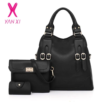 New 3pcs PU Leather Tote Bag Female Shoulder Bag Handbags Women Famous Brand Women Messenger Bag Set Bolsas Feminina
New 3pcs PU Leather Tote Bag Female Shoulder Bag Handbags Women Famous Brand Women Messenger Bag Set Bolsas Feminina