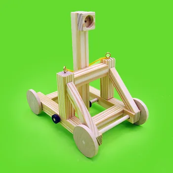DIY Stone Thrower Chariot Model Wooden Assembled Creative Educational Kits Kids Physical Science Experiment Toy Boys
DIY Stone Thrower Chariot Model Wooden Assembled Creative Educational Kits Kids Physical Science Experiment Toy Boys