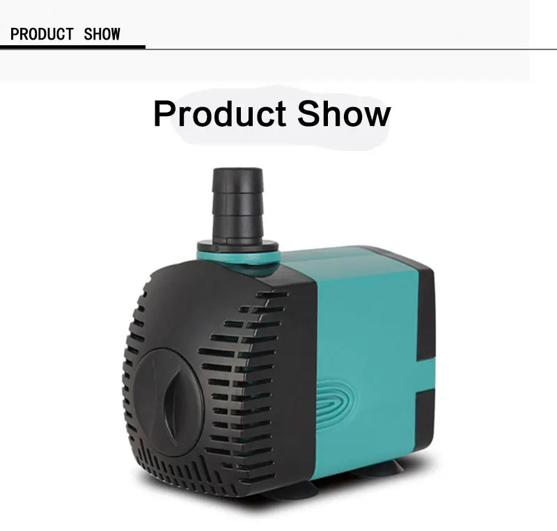 8 220V-240V Aquarium Submersible Pump Aquarium Pump Ultra-Quiet Filter Household Rockery Circulation Pump Small Change Water