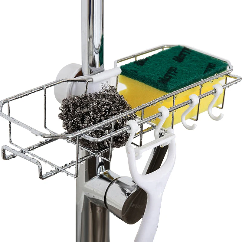 Kitchen Faucet Sponge Holder Sink Sponge Rack Rustproof Bathroom Bath Balls Dry Rack Bathroom Kitchen Accessories
Kitchen Faucet Sponge Holder Sink Sponge Rack Rustproof Bathroom Bath Balls Dry Rack Bathroom Kitchen Accessories