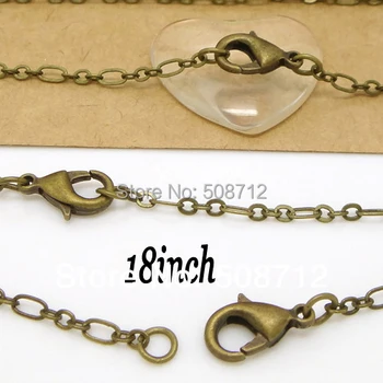 Free Ship! 50PCS 2*4mm------ 2*2mm 18"L Antique bronze Jewelry Link Curb Chain Necklace With Lobster clasp
Free Ship! 50PCS 2*4mm------ 2*2mm 18"L Antique bronze Jewelry Link Curb Chain Necklace With Lobster clasp