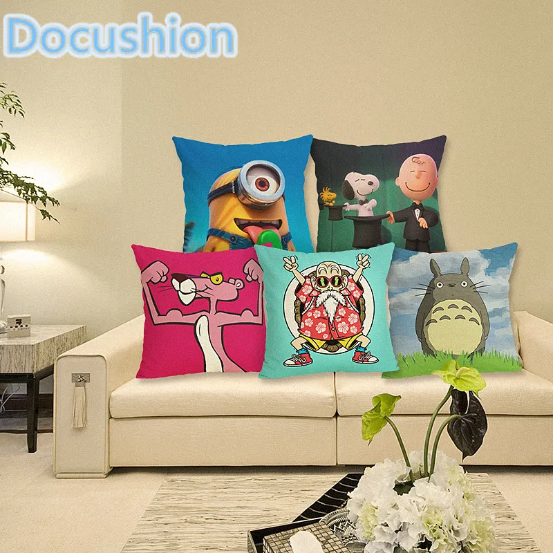 Totoro Series Printed Sofa Cushion Cover Home Decor Houseware Throw Pillowcase Linen Square 45x45cm Cushion Cojines 43x43cm
Totoro Series Printed Sofa Cushion Cover Home Decor Houseware Throw Pillowcase Linen Square 45x45cm Cushion Cojines 43x43cm