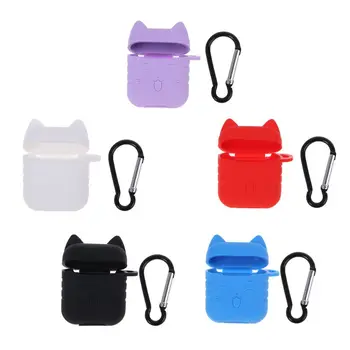 Cute Cat Shape Protective Cover Soft Silicone Skin Charging Case Buckle Accessories Waterproof Shockproof for Airpods
Cute Cat Shape Protective Cover Soft Silicone Skin Charging Case Buckle Accessories Waterproof Shockproof for Airpods