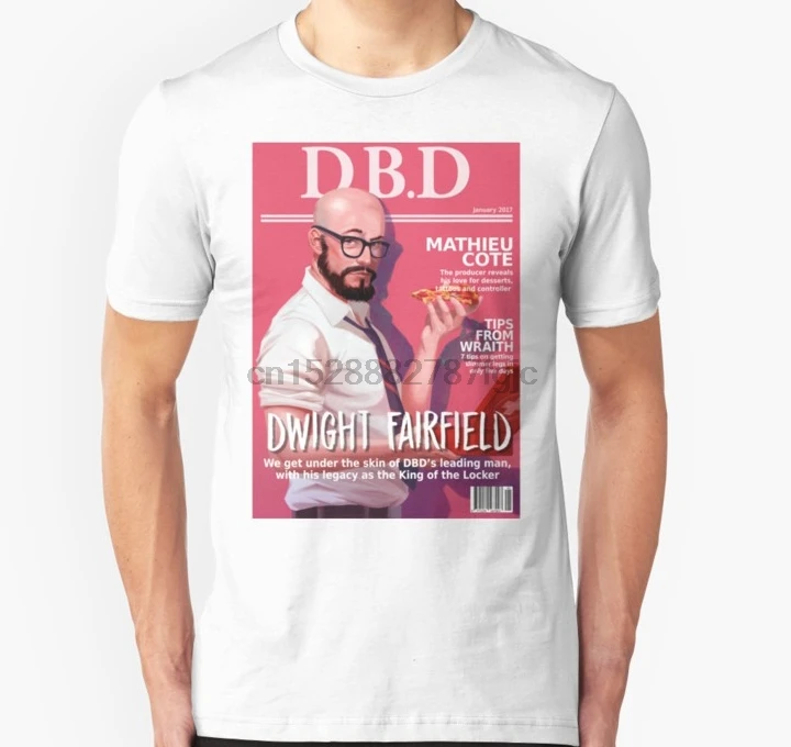 Men Short sleeve tshirt Dead by Daylight Magazine Cover Dwight Fairfield Unisex T Shirt Women t-shirt
Men Short sleeve tshirt Dead by Daylight Magazine Cover Dwight Fairfield Unisex T Shirt Women t-shirt