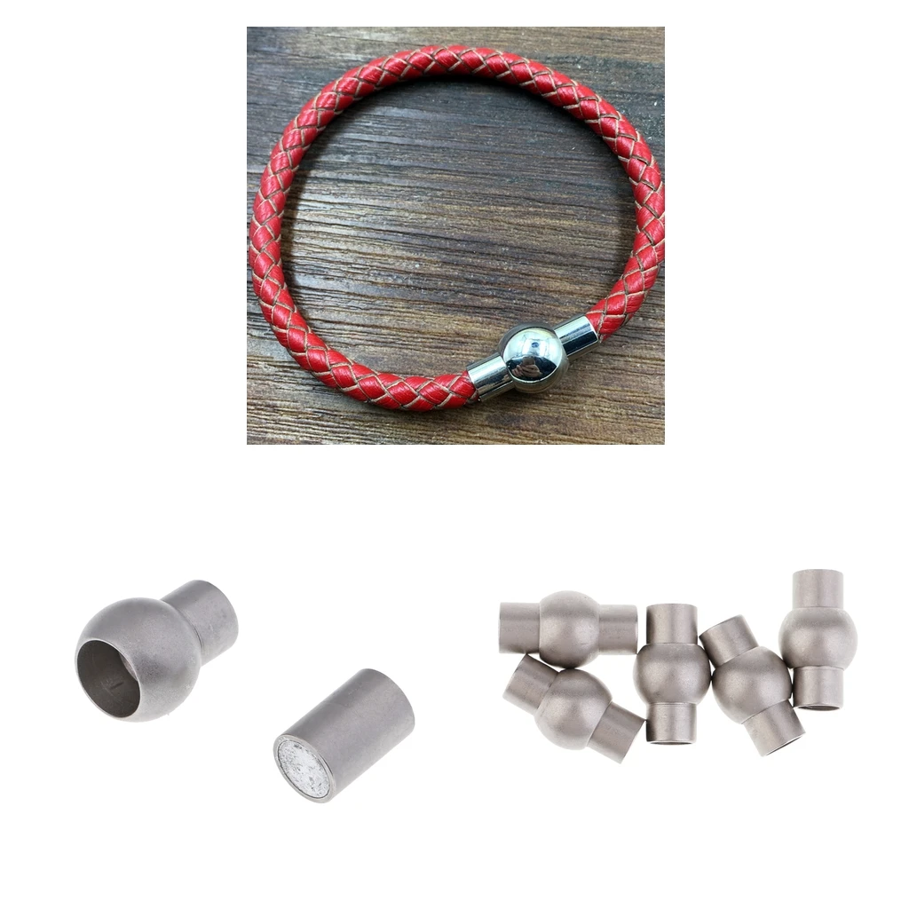 5 Sets Barrel Tube Magnetic Clasps Fit 5 mm Leather Cord Kumihimo Bracelet Connectors For DIY Jewelry Making Accessories
5 Sets Barrel Tube Magnetic Clasps Fit 5 mm Leather Cord Kumihimo Bracelet Connectors For DIY Jewelry Making Accessories