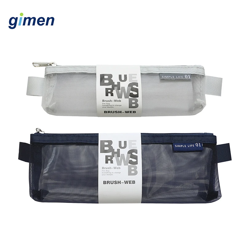 Simple Transparent Grid Pen Pencil Bag Zipper Bag Kawaii Pencil Case Pencil Organizer School Supplies Stationary GS03-W00S 
Simple Transparent Grid Pen Pencil Bag Zipper Bag Kawaii Pencil Case Pencil Organizer School Supplies Stationary GS03-W00S