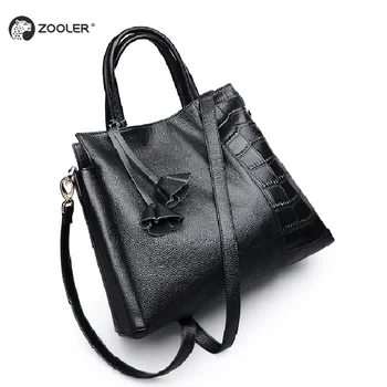 Black Women LCow Handbags ZOOLER Female Large Tote Genuine Leather Elegant Shoulder Handbag Office Lady Top-handle Hand Bags#926 
Black Women LCow Handbags ZOOLER Female Large Tote Genuine Leather Elegant Shoulder Handbag Office Lady Top-handle Hand Bags#926