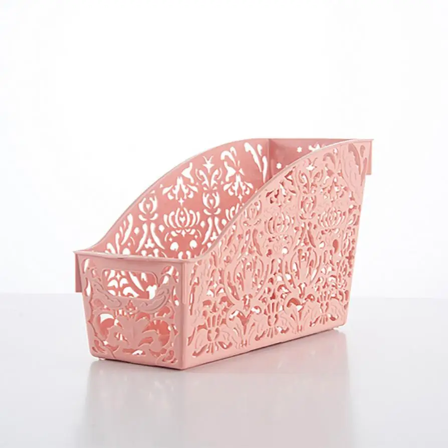 Plastic Engraved Flower Hollow Out Design Storage Basket Desktop Bathroom Family Sundries Pen Pencil Storage
Plastic Engraved Flower Hollow Out Design Storage Basket Desktop Bathroom Family Sundries Pen Pencil Storage