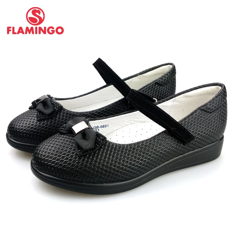 

FLAMINGO New Foot Arch design a Spring&Summer Hook&Loop Outdoor Size 31-36 school shoes for girl Free Shipping 82T-GB-0851