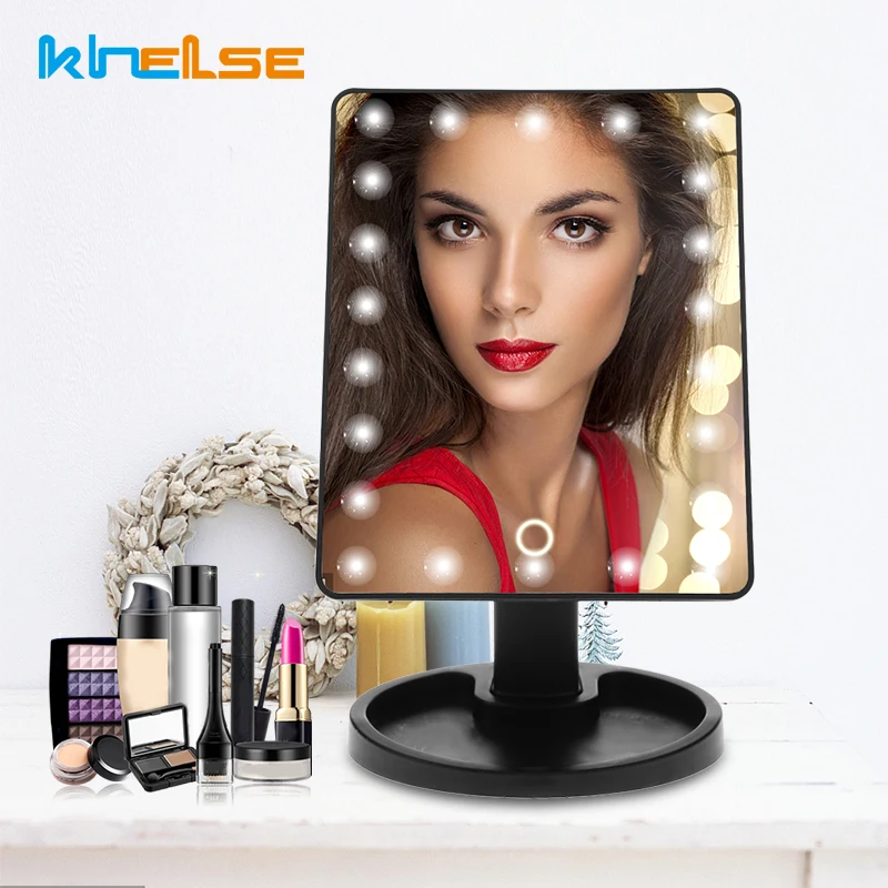 Professional LED Touch Screen Luxury Makeup Mirror Adjustable 24 LEDs Lighted Health Beauty Adjustable LED Mirror 180 Rotating
Professional LED Touch Screen Luxury Makeup Mirror Adjustable 24 LEDs Lighted Health Beauty Adjustable LED Mirror 180 Rotating