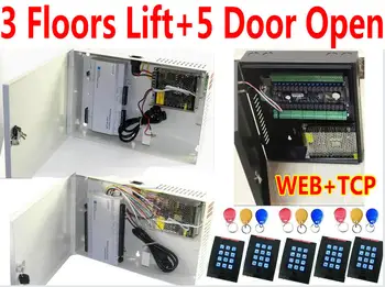 3 Floors Lift Controller Elevator+5 Doors Open Access Controller system,Office building control solution Web+IP Network full kit
3 Floors Lift Controller Elevator+5 Doors Open Access Controller system,Office building control solution Web+IP Network full kit