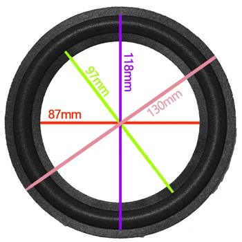 High Quality 2Pcs 5 inch 5'' P12 Woofer / Bass Speaker Repair Foam Surround ( 130mm / 118mm / 97mm / 87mm ) Speaker New
High Quality 2Pcs 5 inch 5'' P12 Woofer / Bass Speaker Repair Foam Surround ( 130mm / 118mm / 97mm / 87mm ) Speaker New