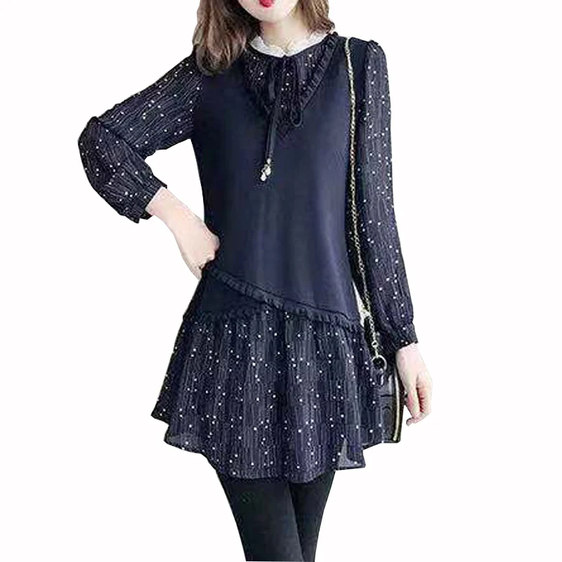 Fashion Women Long Sleeve Blouse Shirt Dress Ladies OL Party Top Streetwear Blusas Femininas Elegante Plus Size
Fashion Women Long Sleeve Blouse Shirt Dress Ladies OL Party Top Streetwear Blusas Femininas Elegante Plus Size