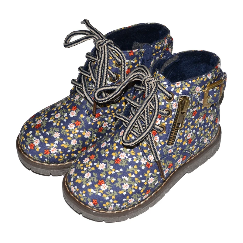 Girls Cotton Boots 2017 New Winter Floral Velvet Children Boots Flower Chaussure Fille Sapato Menina Non-slip Kids Ankle Boots
Girls Cotton Boots 2017 New Winter Floral Velvet Children Boots Flower Chaussure Fille Sapato Menina Non-slip Kids Ankle Boots