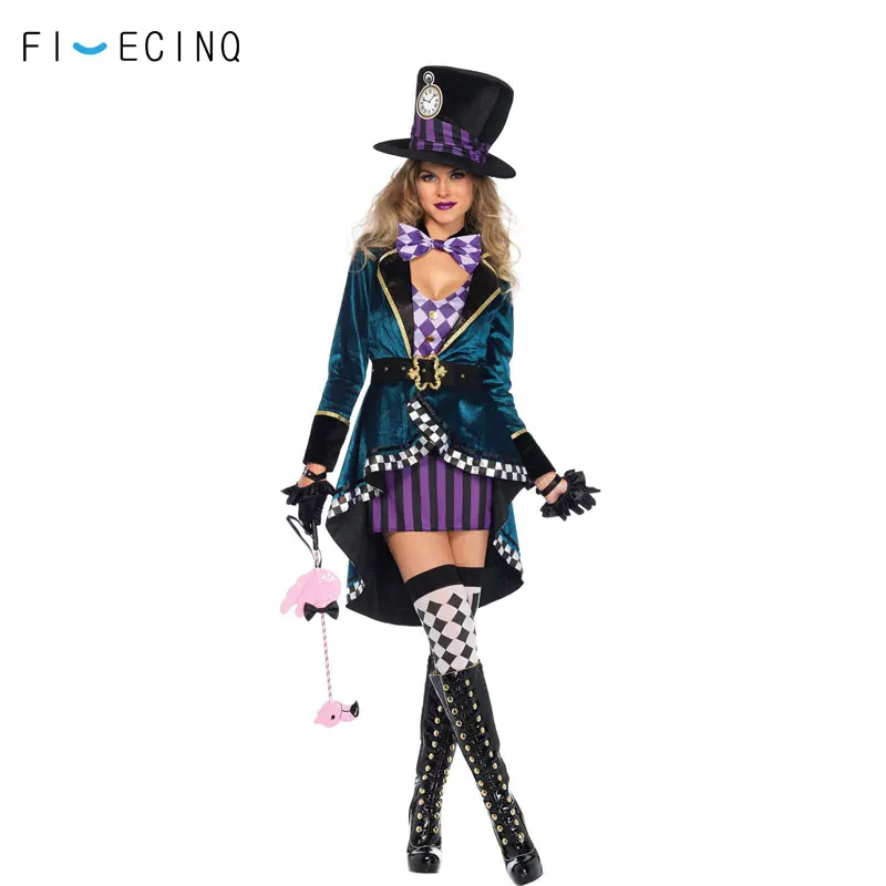 Halloween Alice Dress Women Costume Alice in Wonderland Cosplay Suit Magician Performance Clothes Fairy Tale Fancy Carnival
Halloween Alice Dress Women Costume Alice in Wonderland Cosplay Suit Magician Performance Clothes Fairy Tale Fancy Carnival