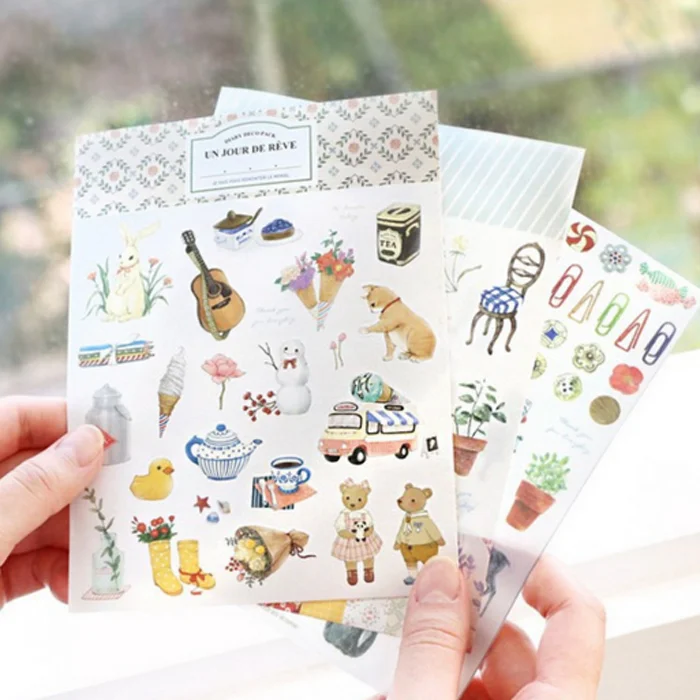9 Sheets/pack Cute life diary deco pack 12*16cm cartoon pattern decoration stickers DIY scrapbook diary album supplies
9 Sheets/pack Cute life diary deco pack 12*16cm cartoon pattern decoration stickers DIY scrapbook diary album supplies