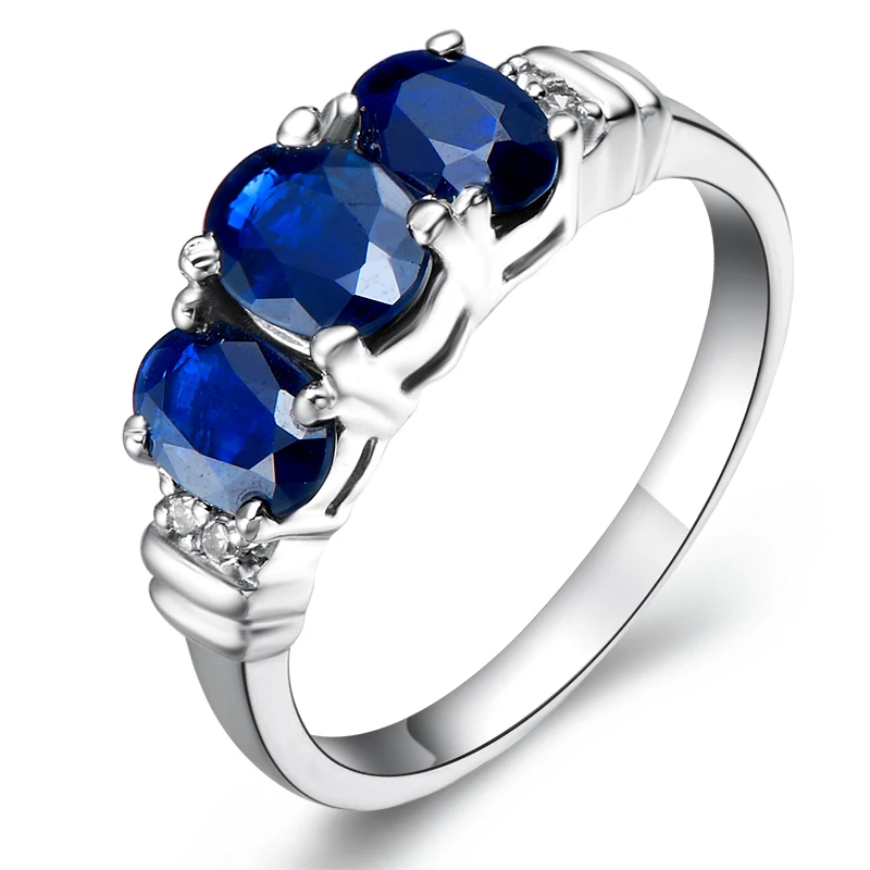 Natural Sapphire Night Blue Ring 925 Sterling silver Three Stones Woman Fashion Fine Elegant Jewelry Birthstone Gift SR0244S
Natural Sapphire Night Blue Ring 925 Sterling silver Three Stones Woman Fashion Fine Elegant Jewelry Birthstone Gift SR0244S