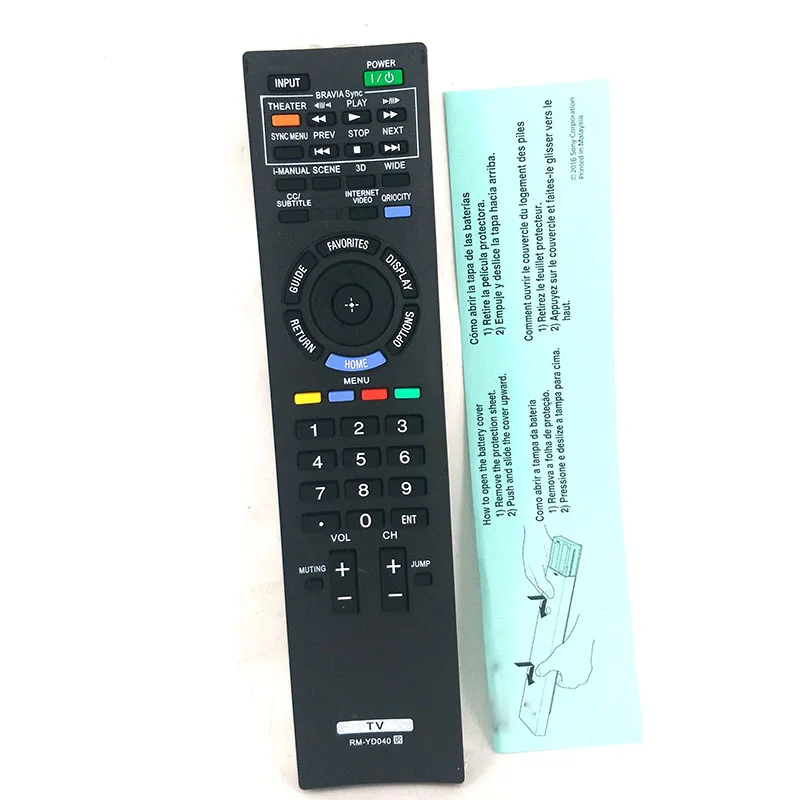 High Quality RM-YD040 New Replacement Universal Remote Control For SONY LCD LED TV RM-YD033 RM-YD034 RM-YD035
High Quality RM-YD040 New Replacement Universal Remote Control For SONY LCD LED TV RM-YD033 RM-YD034 RM-YD035