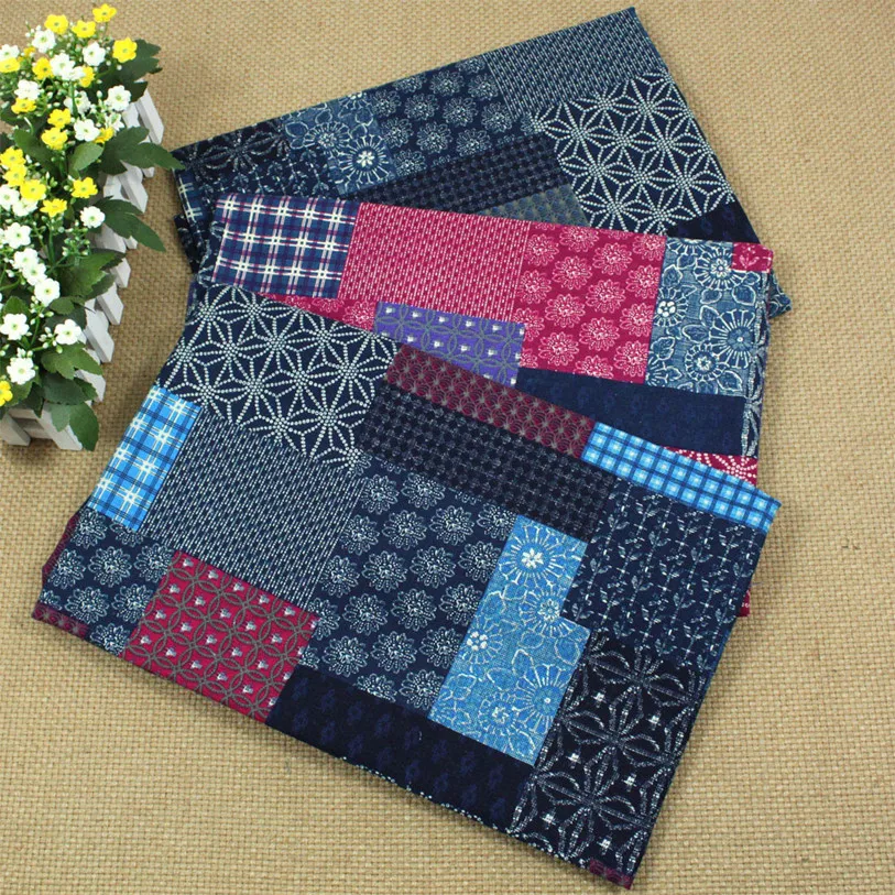 Patchwork Pattern Linen Cotton Fabric Print Fabrics for Quilt Sew Curtain Tablecloth Pillow Cover Textile Tissu Tissu 50x140cm
Patchwork Pattern Linen Cotton Fabric Print Fabrics for Quilt Sew Curtain Tablecloth Pillow Cover Textile Tissu Tissu 50x140cm