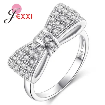 Free Shipping Women/Lady Classic Style Bow Tie Finger Rings For Sale 925 Sterling Silver Wedding Party Jewelry Rings Wholesale
Free Shipping Women/Lady Classic Style Bow Tie Finger Rings For Sale 925 Sterling Silver Wedding Party Jewelry Rings Wholesale
