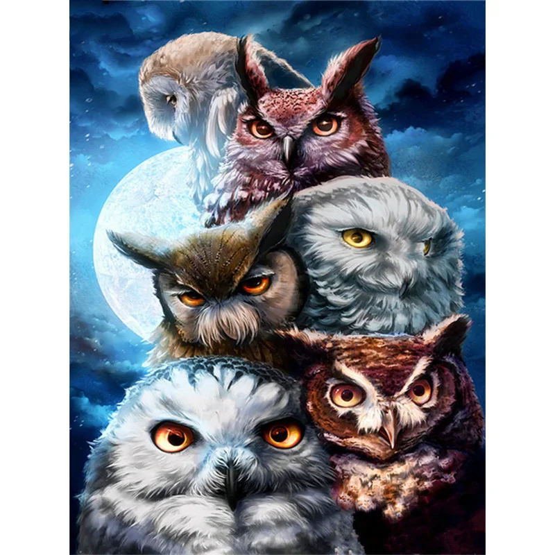 Full 5D Diy Daimond Painting owls 3D Diamond mosaic Painting Full Round Rhinestone Diamant Painting Embroidery Animal home Decor
Full 5D Diy Daimond Painting owls 3D Diamond mosaic Painting Full Round Rhinestone Diamant Painting Embroidery Animal home Decor