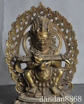 Crafts statue old tibet buddhism bronze gilt evil spirits Gonpo Mahakala god buddha statue halloween
Crafts statue old tibet buddhism bronze gilt evil spirits Gonpo Mahakala god buddha statue halloween