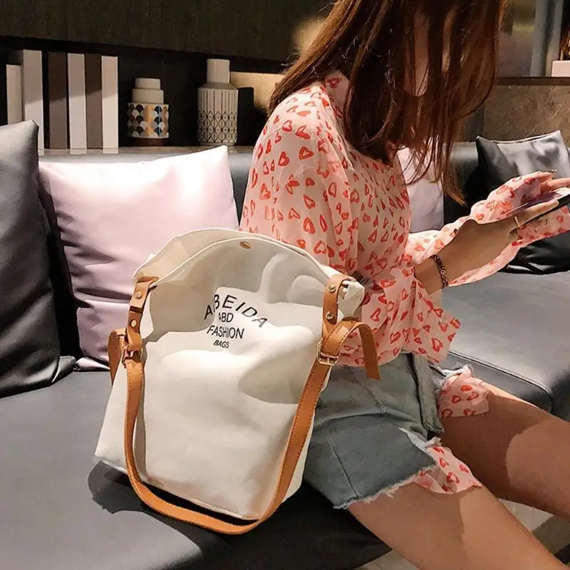 Large Capacity Shoulder Shopping Bag Casual Women Canvas Ladies Messenger Totes for Women mochila feminina Modis Bolsos Channel
Large Capacity Shoulder Shopping Bag Casual Women Canvas Ladies Messenger Totes for Women mochila feminina Modis Bolsos Channel